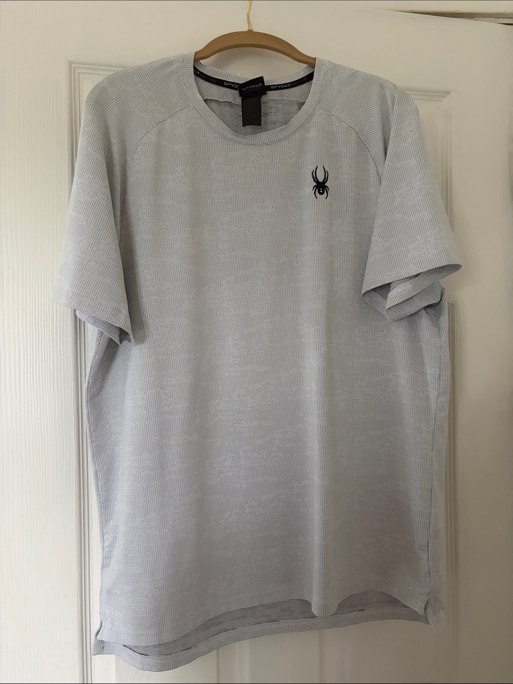 Spyder Men’s Light Grey Short Sleeve Performance Tee